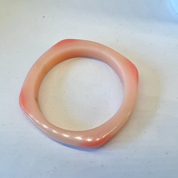 Vintage CHANEL CC Gradient Bangle Bracelet Resin Narrow 01A - Picture 6 of 8